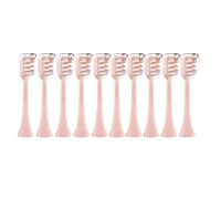 Brush Heads, Compatible with Xiaomi, X3 X5 V1 X3U | Electric toothbrush replacement brush heads, bristle, plastic, 5-10pcs, sealed packed(10 pink)
