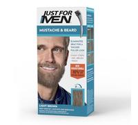 Brush-In Color Gel Mustache-Beard & Sideburns Light Brown NO. M-25 by Just For Men for Men - 1 Application Mustache-Beard & Sideburns Color