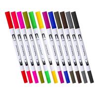 Brush Marker Pens, Coloring Fine Point & Brush Markers For Kids, Water Based Aesthetic Cute School Supplies For Writing, Planner, Teacher