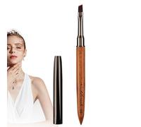 Brush | Nail Liner Brush - Sandalwood Nail Polish Brush For Thin Details, Fine Drawing, Long Lines, Home Use And Professional Nail Salon