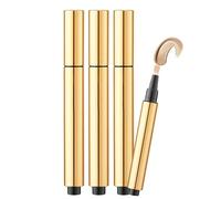 Brush-on Concealer Pen, Correcting Concealer Stick, Concealer Pencil Waterproof, Under Eye Concealer, for Dark Circles, Fine Lines, Full Coverage, Natural Finish (3pcs, 10cm)