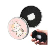 Brush Paint Removal Sponge, Eyeshadow Brush Cleaning Sponge, Quick Dry Paint Removal for Brushes, Portable Makeup Brush Cleaner to Shorten Drying Time