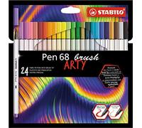 Brush pen stabilo pen 68/30 arty 30pcs set ass | Set a 24 piece