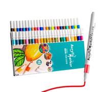 Brush Pens for Artists: Fine Flexible Tip Brush Markers, 12 Pack Waterproof Quick Dry Ink Pens for , Illustration, Stone, Wood