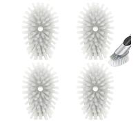 Brush Refills for OXO Dish Brush - 4 Pack Dish Brush Cleaning Soap Dispensing Head Replacement for Scrubber(Grey)