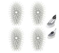 Brush Refills for OXO Dish Brush - 4 Pack Dish Brush Cleaning Soap Dispensing Head Replacement for Scrubber(Grey)