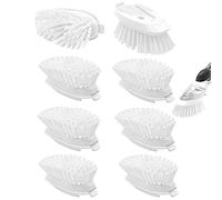 Brush Refills for OXO Dish Brush - 8 Pack Dish Brush Cleaning Soap Dispensing Head Replacement for Scrubber (White)