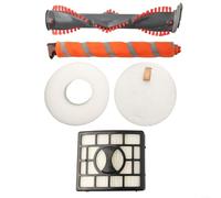 Brush Roller & Filter Set Replacement for Shark NV800 NV801 NV803 UV810 HV380 Series, Anti-Tangle Floor Carpet Brush Kit