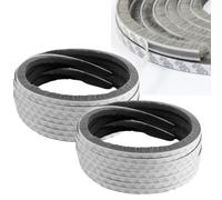 Brush Seal Selfadhesive,Mengger 20M Brush Seal Door Seal 9 mm (W) x 15 mm (D),Door Seal Selfadhesive Window Seal,Doors Bottom Seal Sealing Brushs for Cabinets Doors Windows(Grey)