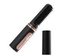Brush Straightener, Cordless Hair Straightener, Rechargeable Curling Iron Fast Heating Adjustable Temperature Reduced Thermal Damage for Women Home