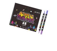 Brush Tip Acrylic Marker Double Ended for Painting Card Making on Various Surfaces Art Markers Classroom