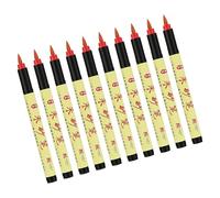 Brush Tip Taoist Writing Pen Black or Red Inks for Religious Texts Traditional Chinese Characters Religious Scripts Soft Tip Handwriting Pen