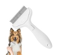 - Brush with Comb for Grooming | Massage Tool with Stainless Steel Teeth | Comb for Cats to Remove Loose Hair | For Long, Loose, Thick Coat, Kittens, Bathroom, Living Room