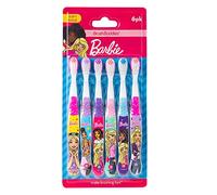 Brush Buddies 6 Pack Barbie Toothbrushes for Kids, Children's Toothbrushes, Soft Bristle Toothbrushes for Kids