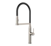 BrusheBrass PullOut Kitchen Faucet Hot & ColWater Sink Tap with Ceic CartriModernesign (Brusheel Opt G38)