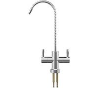 Brushed 360° Kitchen Faucet with Water Filter RO Compatible 1/4" Under Sink Drinking Purifier Easy Installation Mixer Tap