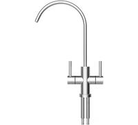 Brushed 360° Rotating Kitchen Sink Faucet with Reverse Osmosis Drinking Water Filter Tap Stylish Durable and Efficient for Clean Water Solutions