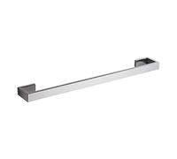 Brushed Bathroom Hardware Set Robe Hook Towel Rail Bar Rack Bar Shelf Tissue Paper Holder Toothbrush Holder Single Towel Bar As shown (Glass Shelf As shown)