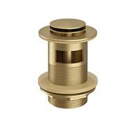 Brushed Brass Basin Waste | Slotted | Bathroom Waste | Bathroom Sink | Brushed Brass