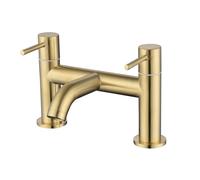 Brushed Brass Bath Mixer Tap - Arissa