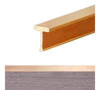 Brushed Brass Door Threshold StripT Molding Transition Seam Trim for Vinyl Plank to Laminate Carpet to Hardwood Floor8mm x 5mm (1/4" x 1/4") Gap Bars