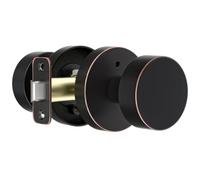 Brushed Brass Dummy Door Knobs Compatible with Interior Doors