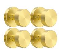 Brushed Brass Dummy Door Knobs Compatible with Interior Doors