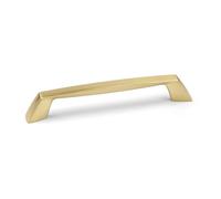 Brushed Brass Kitchen Handle 160mm Gold D Bar Cupboard Cabinet Door Drawer Pull Furniture Replacement Upcycle Hardware