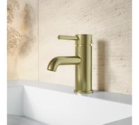 Brushed Brass Mono Basin Mixer Tap - Arissa