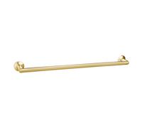 Brushed Brass Single Round Towel Bar Rail Holder Nes Home Gold One Size