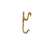 Brushed Brass Swan Wall Hook - Decorative Gold Design, Ideal for Towels, Coats, Keys & Bags in Bathroom/Bedroom,Gold-1 PC