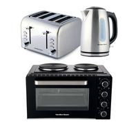 Brushed Breakfast & Mini Oven Bundle Hamilton Beach Multi One Size