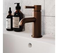 Brushed Bronze Mono Basin Mixer Tap - Arissa