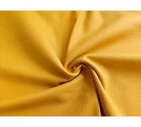 Brushed Cotton Flannel Fabric Material Wynciette Ochre, 1Mtr 140cm x 100cm
