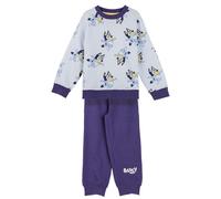 Brushed Cotton Tracksuit 2 Pieces Bluey Blue - 5 Years | UNISEX CERDÀ