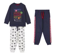 Brushed Cotton Tracksuit 3 Pieces Dark Blue Marvel - 4 Years | Male Cerdà