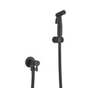 Brushed d Bidet FaucetStainless Steel Handheld Sprayer Single Cold Water Tap Bathroom Hygienic ShowerMatte Black h for Modern Toilets