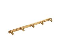 Brushed d Heavy Du Solid Brass Wall Hoo Kitchen SIL & Towel Rack Coat for Entryway & Bathroom (14x1.3x0.7in)