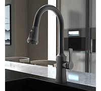 Brushed d Kitchen Faucet 360° Rotating Pull Out Tap for Farmhouse & Commercial Sin Hot Cold Mixer with Stream Sprayer Nozzle Slish & Functal Kitchen Sink Tap