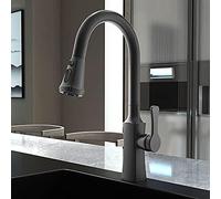 Brushed d Kitchen Sink Faucet - 360° Rotating Pull-Out Sprayer for Bar, Farm & Commercial Use, Mixer Tap, and Easy to Install