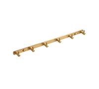 Brushed d Solid Brass Heavy Du Wall Hoo Kitchen SIL & Towel Rack Perfect for Entryway & Bathroom (44x3.5x2cm 17x1.3x0.7in)