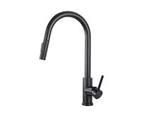 Brushed d Touch Sensor Kitchen Faucet - 360° Rotatable Pull-Down Design, Modern One-Handle Tap for Easy Cleaning, Elegant Smart Kitchen Upgrade.