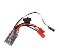 Brushed Esc, Brushed Motor Esc Brush Speed Controller 30A 4-8V Esc Two Way Rc Motor Speed Controller Rc Boat Esc for 1/16 1/18 1/24 Car Boat (Without brake)