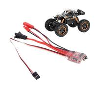Brushed ESC Speed Controller | Pack-and-Play Design Multi-level Current Adjustment - RC Models Bidirectional Brushed ESC | for Boat Underwater Propeller Tank RC Car