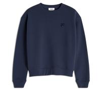 Brushed Fleece Sweatshirt - female - Maison Kitsuné - Sweatshirts - Blue - L - Sweatshirts & Hoodies L