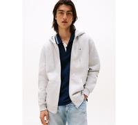 Tommy Jeans Dm0dm20743 Full Zip Sweatshirt Grey L Men