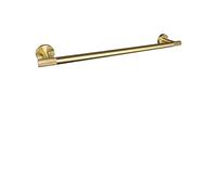 Brushed Gold Bathroom Accessories Set - Towel Bar, Toilet Paper Holder, Hook, Soap Dish, Simple Towel Rack - Elegant Hardware for Modern Decor