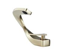 Brushed Gold Bathroom Sink Faucet Single Handle Mixer Tap Brass Vanity Basin Tap Luxury Washbasin Mixer Modern Bathroom Fixture for Stylish Décor