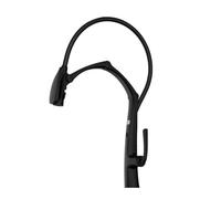 Brushed Gold & Black Kitchen Faucet - Digital Display Bridge Mixer with Hot/Cold Function 360° Rotation Artistic Design Durable Brass Construction