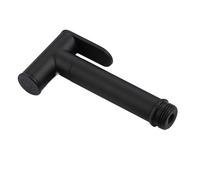 Brushed Gold Douche Kit Hand Held Bidet Sprayer Brass Room Balcony Wall Mounted Toilet Faucet Shattaf Valve Jet Set(White)